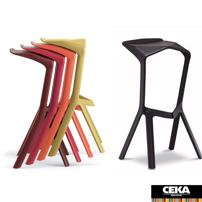 tabouret MIURA empilable couleurs PLAN
