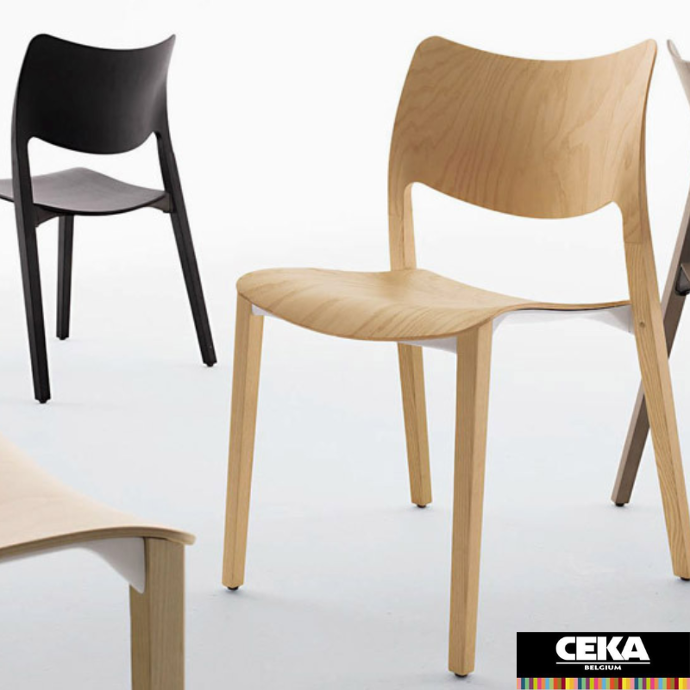 Chaise de salle à manger en bois laclasica stua