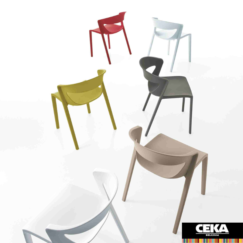 Chaise en plastique kicca one kastel