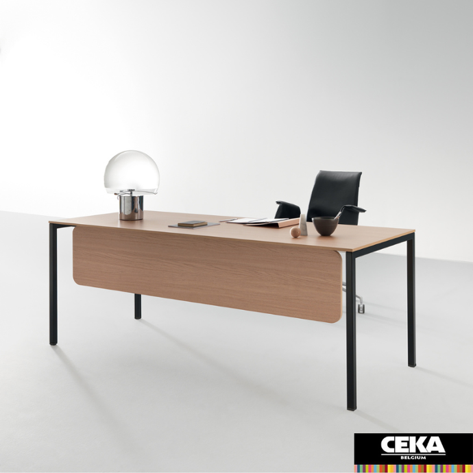 bureau agile de martex bois noir voile de fond