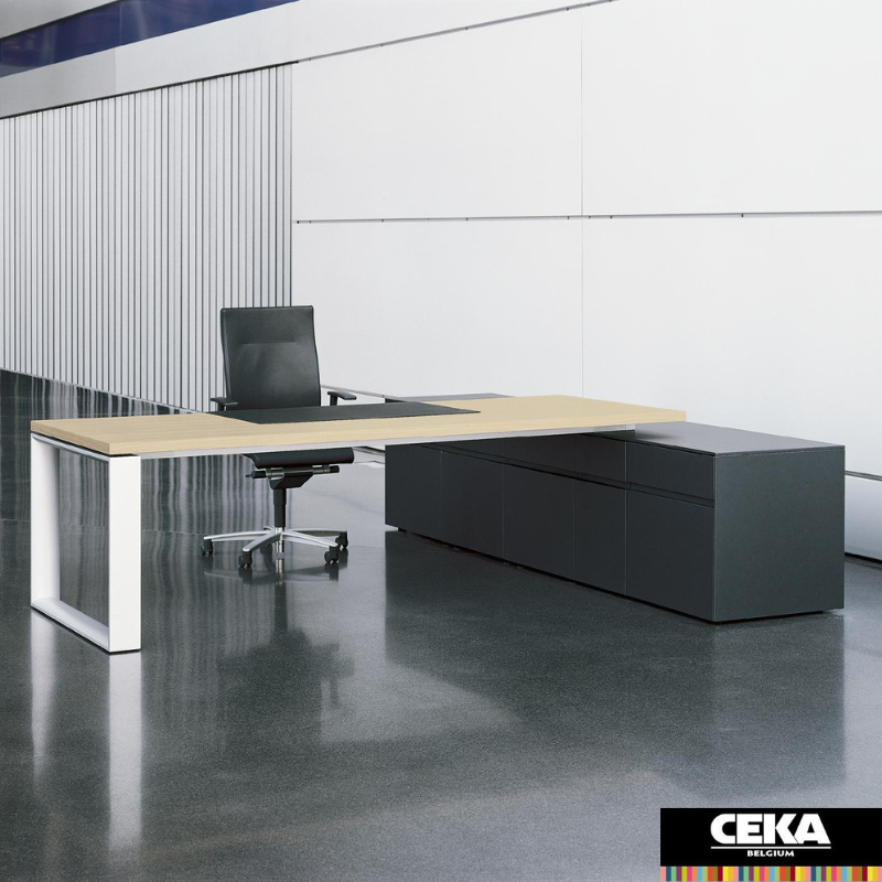 bureau direction sono renz armoire porteuse grand plateau placage