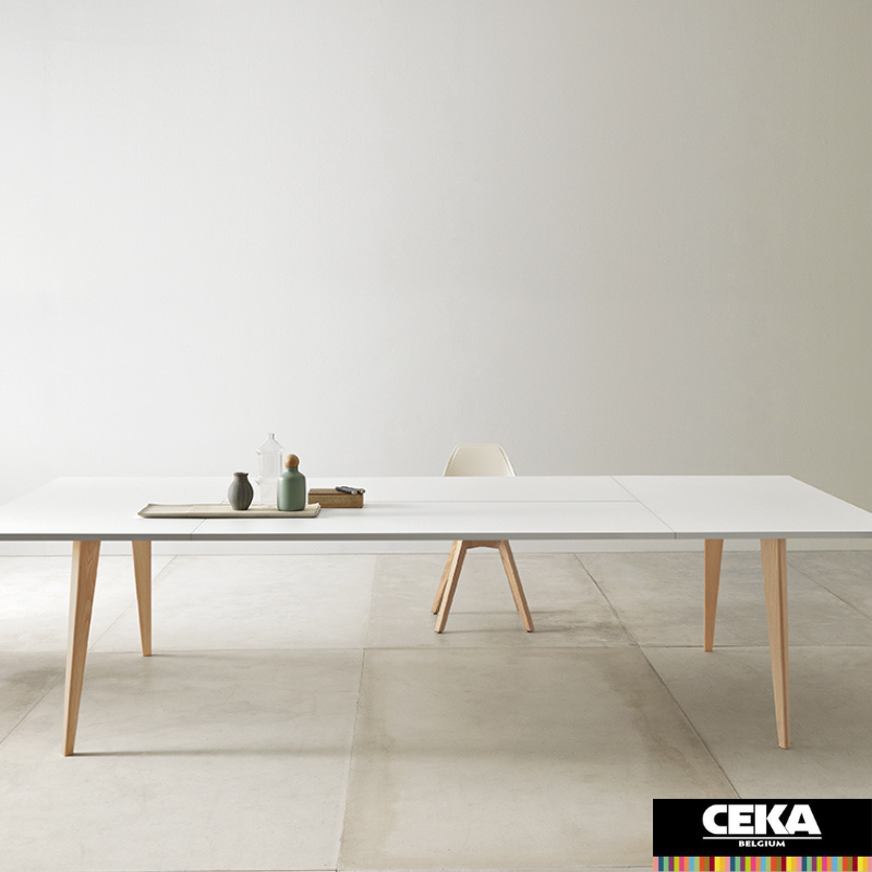 table réunion pigreco martx pieds bois blanc grand format