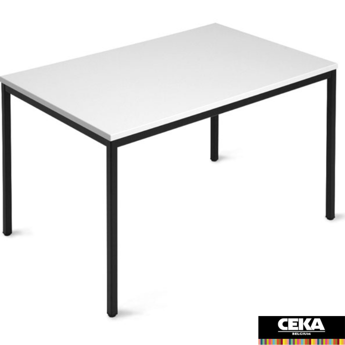 table cafétéria polyvalente pieds ronds carré