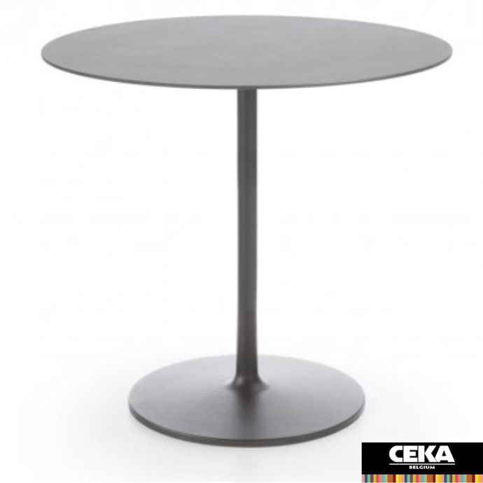 table cafétéria chic RR20 pied tulipe plateau rond