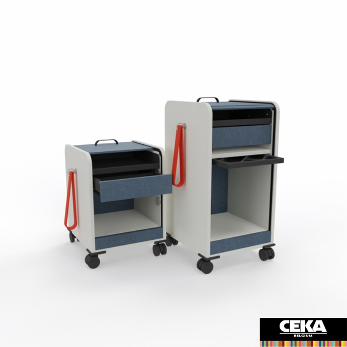 Caissons de rangement, caddy, armoires sur roulettes jo ceka trolley poignée