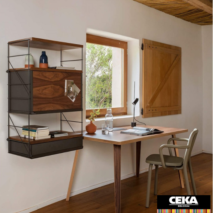 étagères et rangements design tria shalving mobles 114 bois métal filaire