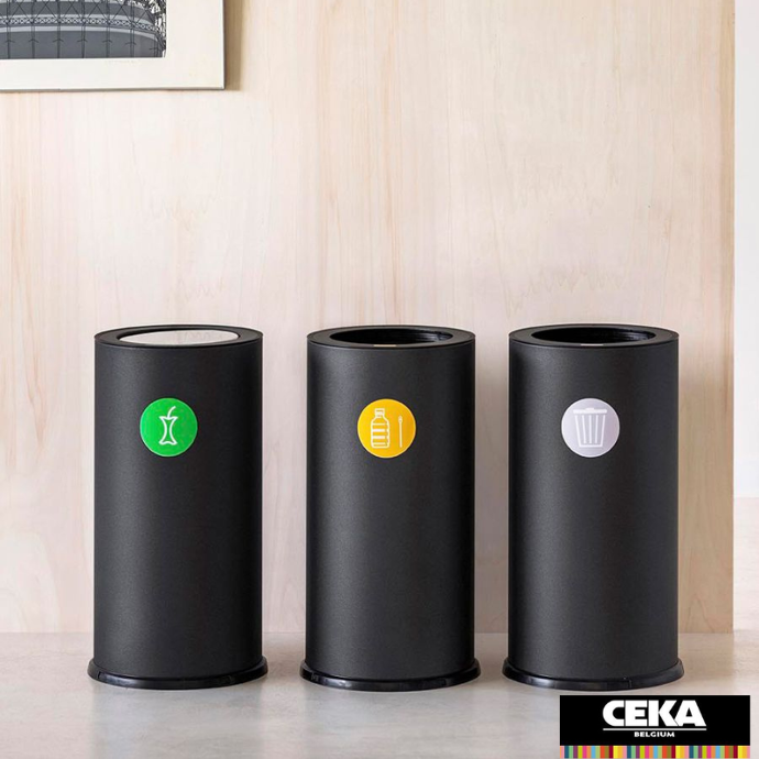 Accessoires de tri, modules de poubelles et corbeilles de tri revolved van esch