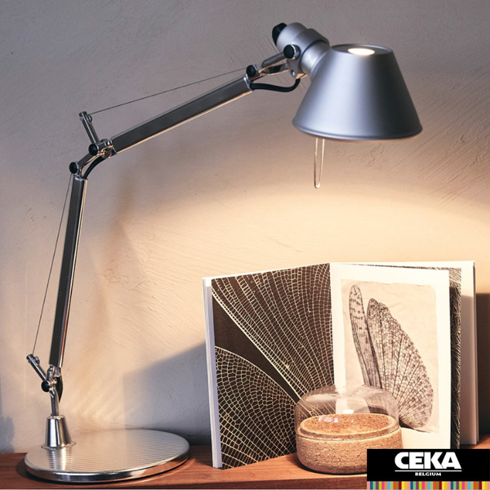 lampes de bureau luminaires suspensions tolomeo micro artemide silver couleurs