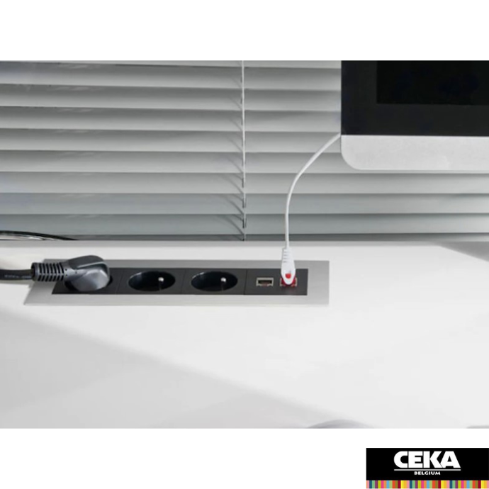 boitier connexion netbox style saillie power usb-c data audio vidéo
