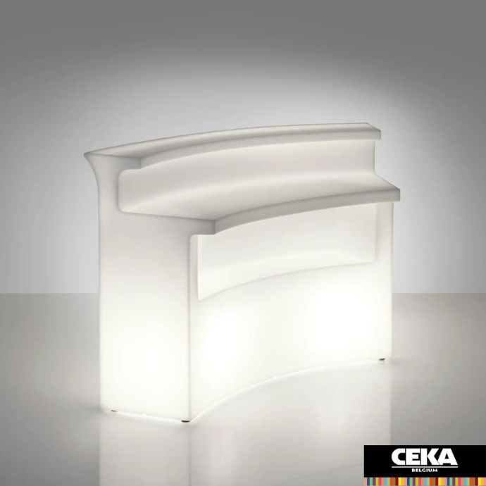 Mobilier accessoire extérieur break bar slide lumineux