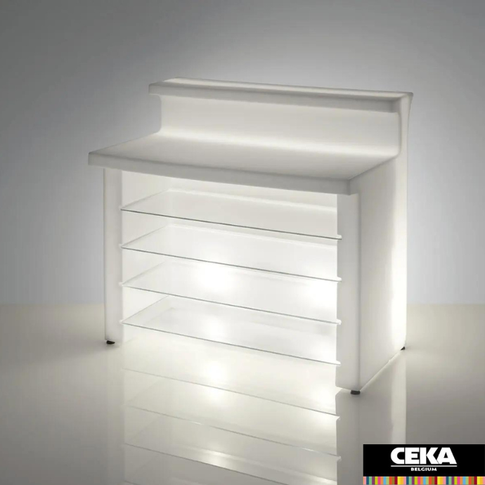 Mobilier accessoire extérieur break line bar slide lumineux