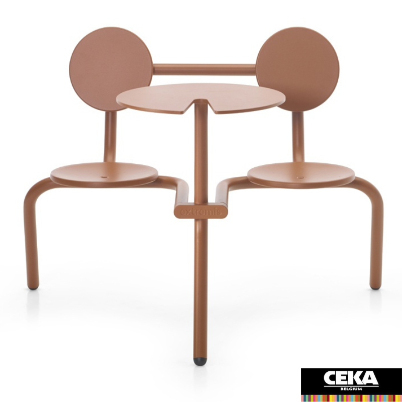 Mobilier accessoire extérieur bistroo extremis banc table combiné