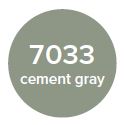 Finitions métal: RAL7033 Cement grey