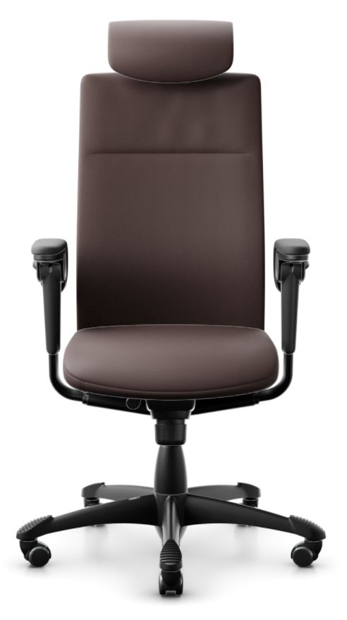 [9031_6 Brown/black] TRIBUTE Executive Chair with headrest (9031_) - Stock action (ATG 55130, (STD) black/black)