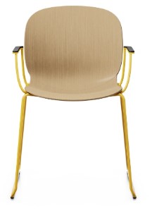 Chair NOOR Sledge base varnished 3D shell